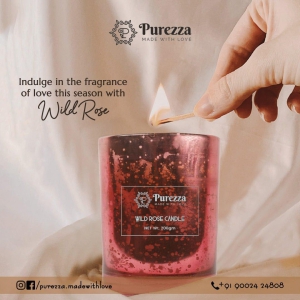 Wild Rose Scented Candle-200ml