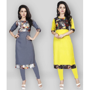 brothers-deal-yellow-crepe-straight-kurti-pack-of-2-none