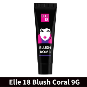 Elle 18 Blush Bomb Super 01 Coral - Pack of 1 (9gm)