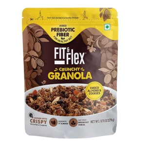 Fit & Flex Backed Granola Breakfast Cereal Choco Almond & Cookie 450g