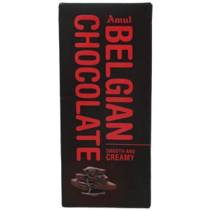 Amul Belgian Milk Chocolate Velvety And Smooth 125 Gms