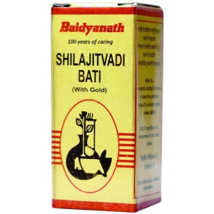 Baidyanath Shilajitvadi Bati with Gold - Tab 10 no.s (Pack of 1)