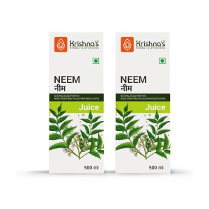 Krishna's Herbal & Ayurveda Neem Juice 500ml ( Pack of 2 )