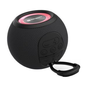 Portronics Resound 5 W Bluetooth Speaker Playback Time 6 hrs Bluetooth V 5.3 with USB,Aux,TWS feature Black - Black