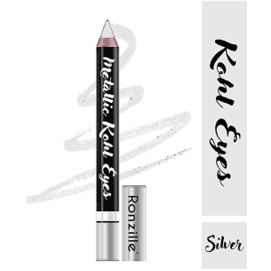 Ronzille metallic kohl eye kajal /eyeliner eye- shadow Pencil Silver