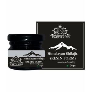 EARTH KING Himalayan Shilajit Resin for Men & Women - 20Gm (Pack of 1)