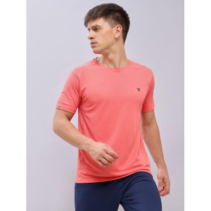 Technosport Coral Polyester Slim Fit Mens Sports T-Shirt ( Pack of 1 ) - None