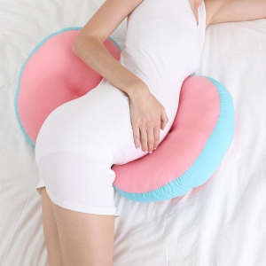 U-shaped abdominal pillow-Violet