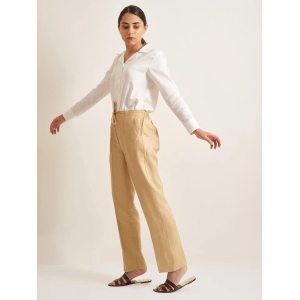 Herringbone Linen pant-L