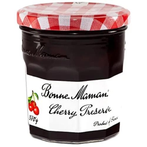 Bonne Maman Cherry Preserve, Marmalade Fruit Jam, 13 oz / 370 g