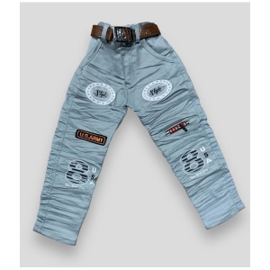 ICONIC ME- Kids Boy Printed Cotton Jeans - None