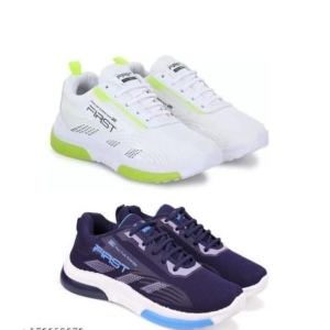 Green and Blue walking shoes