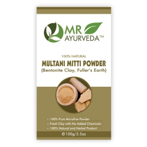 MR Ayurveda Multani Mitti Powder for Skin Whitening Face Pack Masks 100 gm