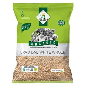 24 mantra URAD DAL WHITE WHOLE   500 GMS