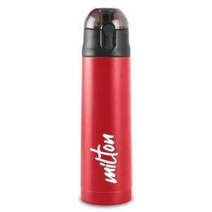 Milton New Crown 900 Thermosteel Hot or Cold Water Bottle 750 Ml (Red)