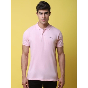 rodamo-polo-collar-pink-slim-fit-cotton-t-shirt