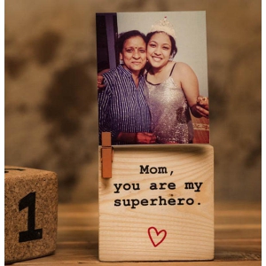 Superhero Mom Table Photo frame