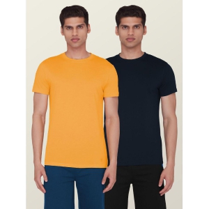 XYXX - Multicolor Cotton Regular Fit Mens T-Shirt ( Pack of 2 ) - None