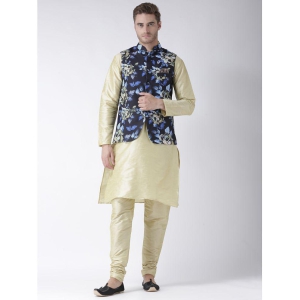 Hangup Multi silk blend Kurta Pyjama Set - None