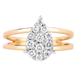 Pear Ring For Women : IJLR-2341