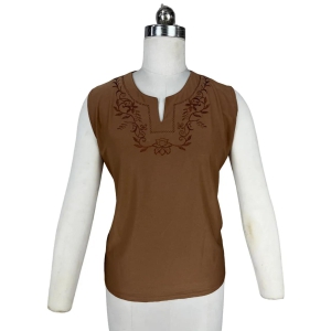 Womens Brown Top-Free Size Upto M / Brown