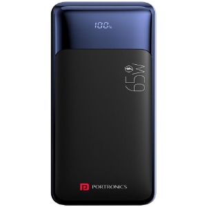 Portronics 27000 -mAh 5V/3A Li-Polymer Power Bank - Black