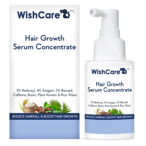 Hair Growth Serum Concentrate With 3% Redensyl, 4% Anagain, Rice Water, Biotin