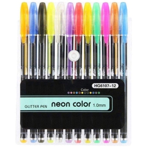 SHB Neon Color pen Set Of 12 For Sketching, Drawing, Painting, Gifting To Kids