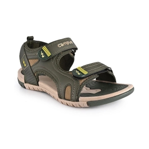 Campus Olive Synthetic Floater Sandals - None