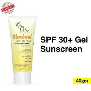 Shadow SPF 30+ Gel | Sunscreen for Oily & Acne Prone Skin | Protection against UVA and UVB rays-40g