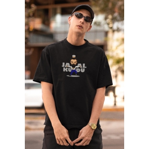 Official Animal Bold Bobby Kudu Art Oversize T-shirt-Black / M