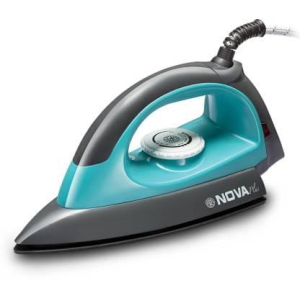 Nova Plus Amaze NI 10 1100 W Dry Iron  (Grey & Turquoise)