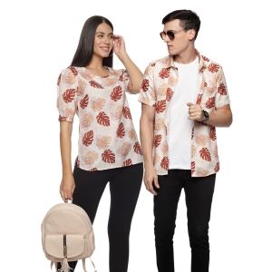 Caramel Couple Matching Dress-42 (XL) / M