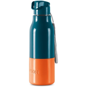 Milton Steel Sprint 600 Insulated Inner Stainless Steel Water Bottle, 510 ml, Blue | Hot or Cold | Easy Grip | Leak Proof | Kids School Bottle | Office | Gym | Hiking | Treking | Travel Bott