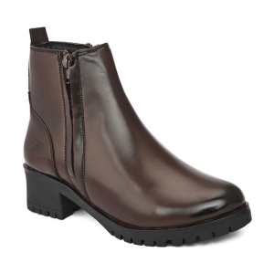 Fentacia - Brown Women's Ankle Length Boots - None