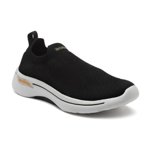 Action - Black Mens Slip-on Shoes - None