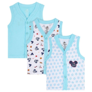 mickey-friends-boys-vest-front-open-sleeveless-assorted-pack-of-3-none