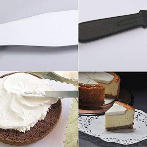 Arshalifestyle  Stainless Steel Palette Knife Offset Spatula for Spreading and Smoothing Icing Frosting of Cake 12 Inch