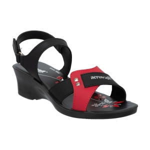 Aerowalk - Black Womens Sandal Heels - None