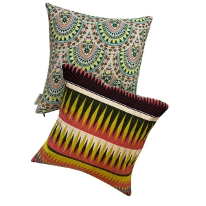 Mardin Reversible Pure Cotton Cushion Cover (Multicolour, 16x16in (40cm x 40cm))