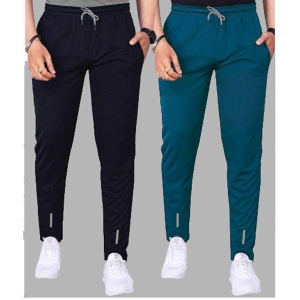 Forbro - Multicolor Lycra Men's Trackpants ( Pack of 2 ) - None