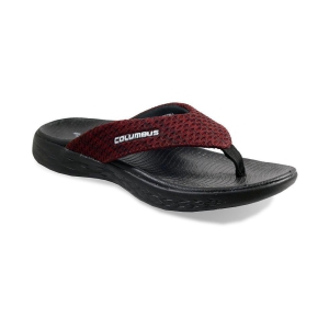 Columbus Maroon Slippers - 9