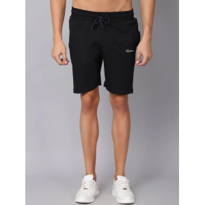 Rodamo  Men Black Slim Fit Sports Shorts