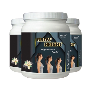 HMV Herbals Grow Height Herbal Height Growth Vanilla Powder 300 gm Pack of 3