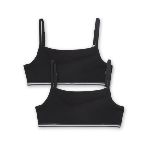 Girls Beginners Bra_ Black Combo-11-12 Years