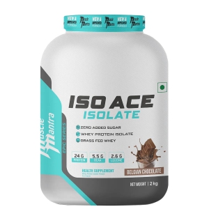 Muscle Mantra Epic Series ISO ACE Whey Protein Isolate + Free Gallon Bottle-2 Kg / Belgian Chocolate