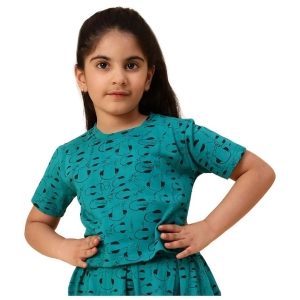 Diaz Multi Cotton Girls Top ( Pack of 1 ) - None