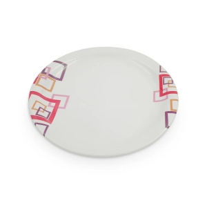 SUPERWARE, Small Plate Set - INDIAN SQUARE (7.5 Inches) | 6 Nos.