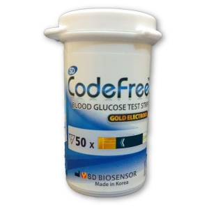 CodeFree SD Blood Glucose 50 Test Strip Without Box Expiry Expiry June 2024