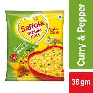 Saffola Masala Oats Curry  Pepper 38g